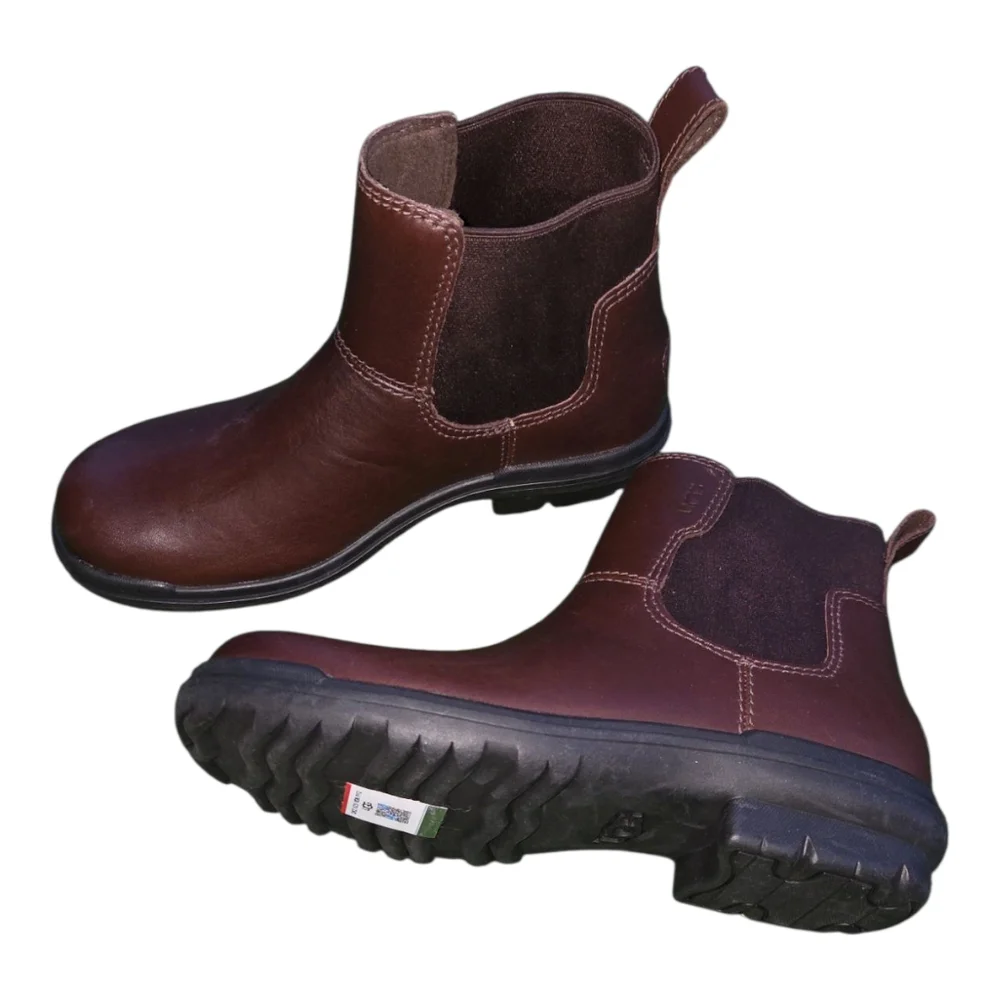 UGG Brown Leather Ankle‎ Boots Classic Design